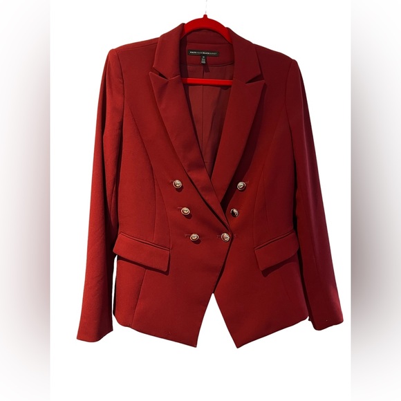 WHBM Trophy Jacket Red with Gold Buttons - Size 10 - Picture 3 of 9